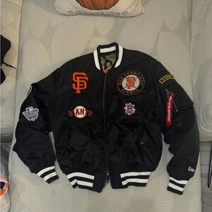 San Francisco Giants New Era Alpha Industries jacket